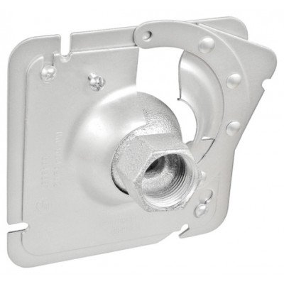 Southwire Garvin 4-11/16 Inch Square Hands Free Swivel Fixture Hanger For 1/2 Inch Or 3/4 Inch Conduit (SC-507511BHF)