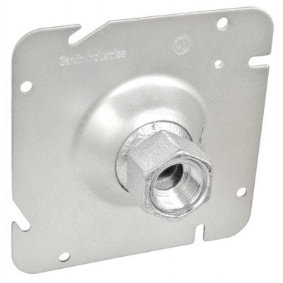 Southwire Garvin 4-11/16 Inch Square Weatherproof Swivel Fixture Hanger For 1/2 Inch Or 3/4 Inch Conduit (SC-507511B-VT)