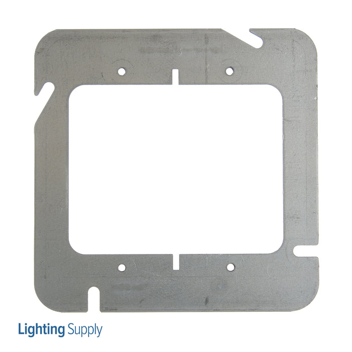 Southwire Garvin 4-11/16 Two Gang Device Ring Flat (72C20A)