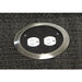 Southwire Garvin 4-1/2 Inch Stainless Round Carpet Flange 5-1/8 Inch Outside Diameter (FBCF-SS)