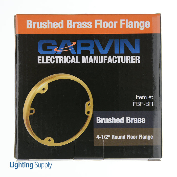 Southwire Garvin 4-1/2 Inch Round Floor Flange Brass (FBF-BR)