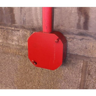 Southwire Garvin 4 Inch Flat Octagon Blank Cover Red (54C1-RED)