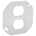 Southwire Garvin 4 Inch Flat Octagon Box Cover Duplex (54C40)
