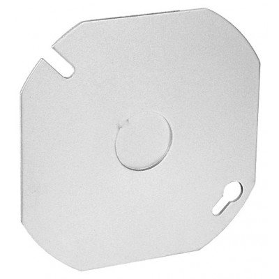 Southwire Garvin 4 Inch Octagon Cover Flat With 1/2 Inch Knockout (54C6)