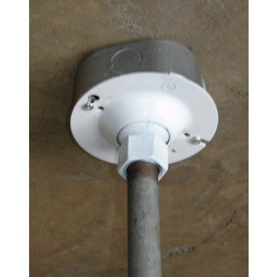 Southwire Garvin 4 Inch Round White Swivel Fixture Hanger For 1/2 Inch Or 3/4 Inch Conduit (SC-5075RWH)