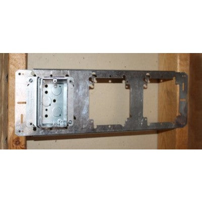 Southwire Garvin 4 Inch Square 3-Position Box Bracket For Adjustable Depth Device Rings (BMB3U)