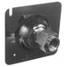 Southwire Garvin 4 Inch Square Black Swivel Fixture Hanger Cover For 1/2 Inch Or 3/4 Inch Conduit (SC-5075BK)