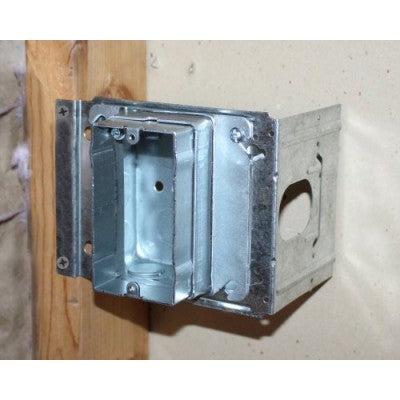 Southwire Garvin 4 Inch Square Box Mounting Bracket For Adjustable Depth Device Rings (BMB1U)