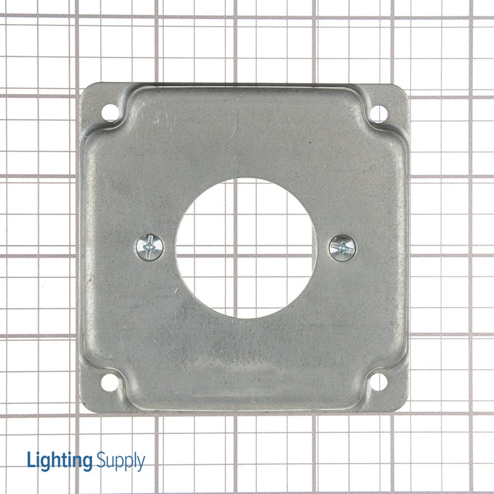 Southwire Garvin 4 Inch Square 1/2 Inch Raised 30 Amp Locking Receptacle 1.719 Inch Industrial Surface Cover (G1943)