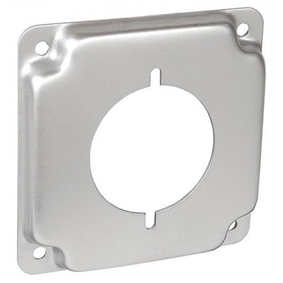 Southwire Garvin 4 Inch Square 1/2 Inch Raised 30-50 Amp Receptacle 2.141 Inch Diameter Industrial Surface Cover (G1944)