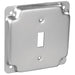 Southwire Garvin 4 Inch Square 1/2 Inch Raised Toggle Switch Industrial Surface Cover (G1935)