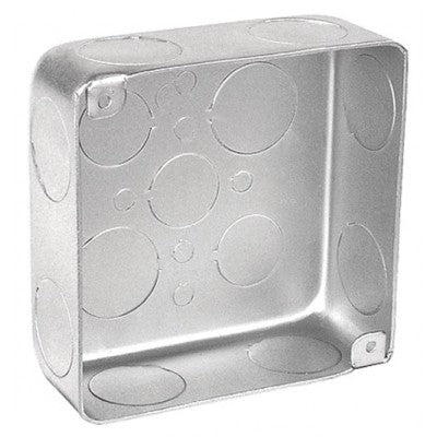 Southwire Garvin 4 Square Chicago Plenum Airtight Junction Box 1-1/2 Inch Deep 3/4 Inch Knockouts (52151-3/4-VT)