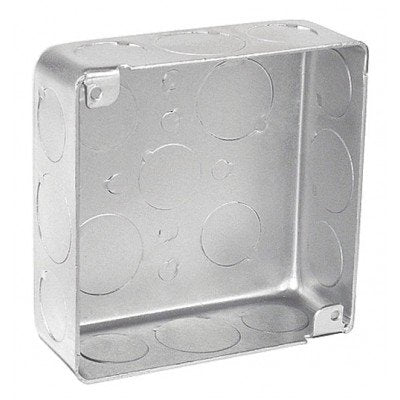 Southwire Garvin 4 Square Chicago Plenum Junction Box 1-1/2 Inch Deep 1/2 And 3/4 Knockouts (52151-SVT)