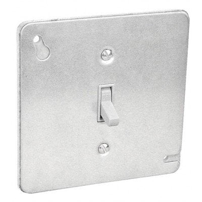 Southwire Garvin 4 Square Cover With 15 Amp Toggle Switch Installed (52C1-TOG)