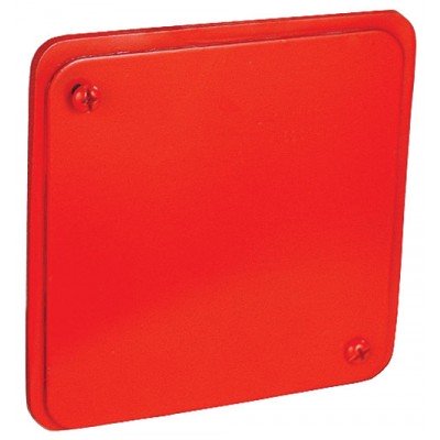 Southwire Garvin 4 Square Gasketed Cover Red Flat With Captivated 8-32 Box Screws (52C1-VTRED)