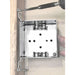 Southwire Garvin 4 Square Junction Box 1-1/2 Inch Deep With Box Clamps And Vertical Wood Spike Bracket (52151-WBBox)