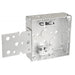 Southwire Garvin 4 Square Junction Box 1-1/2 Inch Deep With MC/BX Clamps And Horizontal Wood Spike Bracket (52151-BBox)