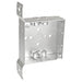 Southwire Garvin 4 Square Junction Box 1-1/2 Inch Deep With Non-Metallic Clamps And Flat Vertical Bracket (52151-FR)