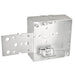 Southwire Garvin 4 Square Junction Box 1-1/2 Inch Deep With Non-Metallic Clamps And Horizontal Wood Spike Bracket (52151-BR)
