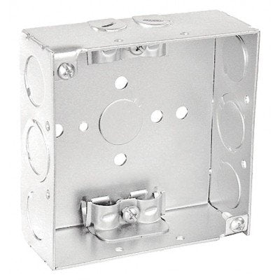 Southwire Garvin 4 Square Junction Box 2-1/8 Inch Deep (4) Non-Metallic Cable Connection Points (52171-R)