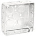 Southwire Garvin 4 Square Junction Box Drawn 1-1/2 Inch Deep (12) 1/2 Inch Side Knockouts (52151-1/2DR)