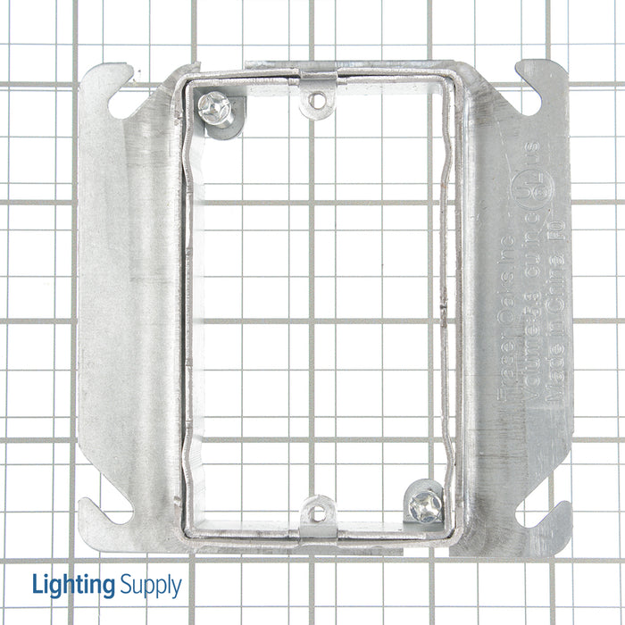 Southwire Garvin 4 Square One Gang Adjustable Depth Device Ring 5/8 To 1-1/4 Inch Raised (AMR158)