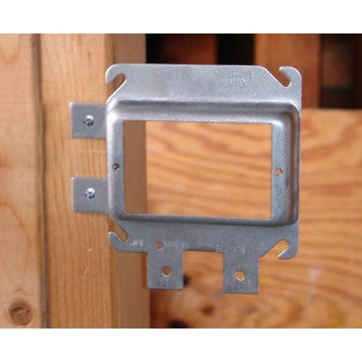 Southwire Garvin 4 Square Raised One Gang Prefab Box Mount Device Ring For 1/2 Inch Dry Wall (SLR-150)