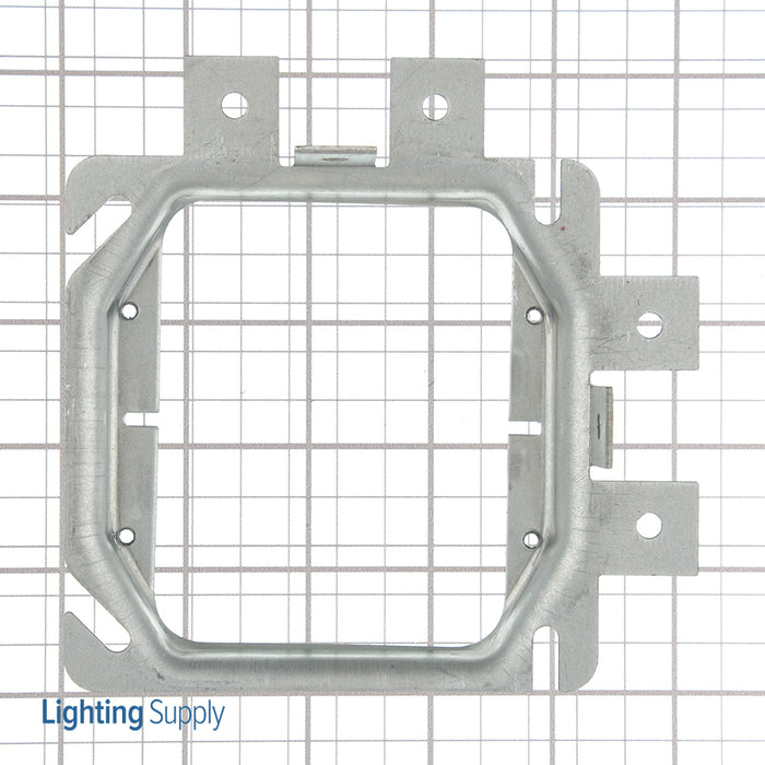 Southwire Garvin 4 Square Raised Two Gang Prefab Box Mount Device Ring For 5/8 Inch Dry Wall (SLR-258)