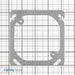 Southwire Garvin 4 Square To Octagon Device Ring Flat (52C4-F)