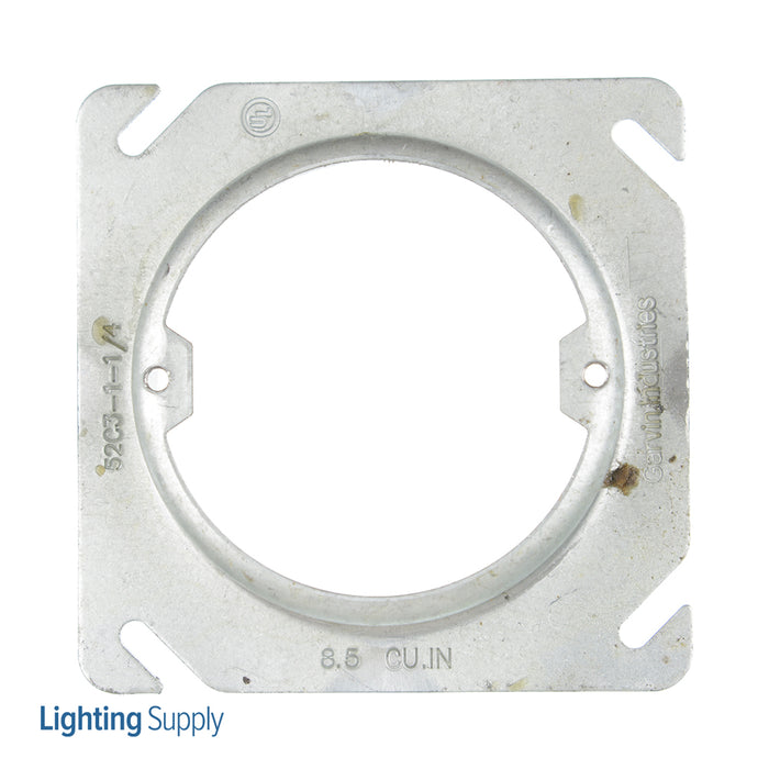 Southwire Garvin 4 Square To Round Device Ring 1-1/4 Inch Raised (52C3-1-1/4)