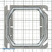 Southwire Garvin 4 Square Two Gang Device Ring 1-1/2 Inch Raised (52C24)