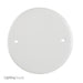Southwire Garvin 5 Inch Ceiling Blank-Up Covers White For 4 Inch Round/Octagon Box (CBC-350)