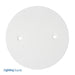 Southwire Garvin 5 Inch Flat Ceiling Blank-Up Cover White For 3-1/2 Inch Round/Octagon Box (CBC-F)