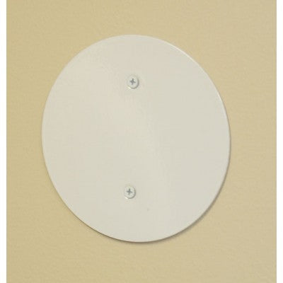 Southwire Garvin 5 Inch Flat Ceiling Blank-Up Cover White For 3-1/2 Inch Round/Octagon Box (CBC-F)