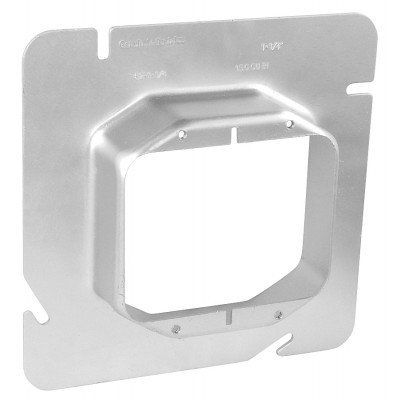 Southwire Garvin 5 Square Two Gang Device Ring 1 Inch Raise (52100)