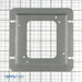 Southwire Garvin 6 Inch Square Flat Conversion Cover Converts 6 Inch To 4 Or 4-11/16 Square Inch Plaster Rings (6CP)