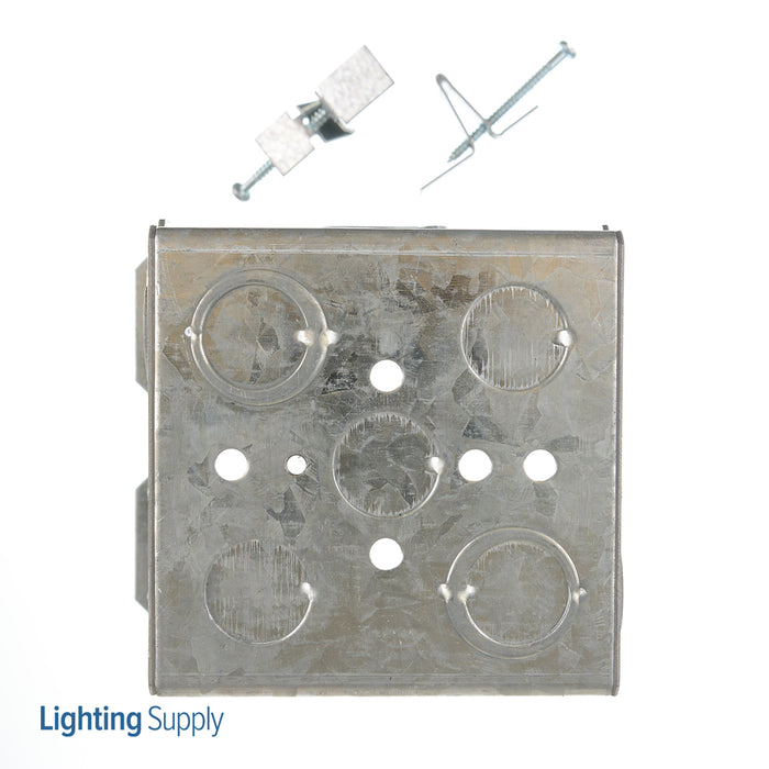 Southwire Garvin 6 Square Blank Junction Box 3-1/2 Inch Deep No Knockouts (6350-BLNK)