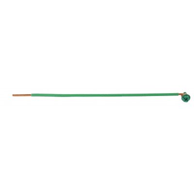 Southwire Garvin 8 Inch Green 12 Gauge Solid Wire Grounding Pigtail With Strip Terminal And Captive Screw (PTSO12GN)