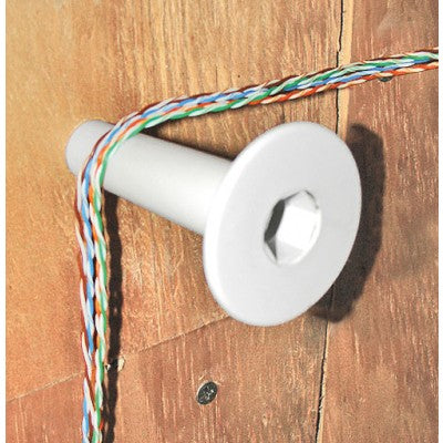 Southwire Garvin Backboard Wire Distribution Spool White With Wood Screw (WDSWS)
