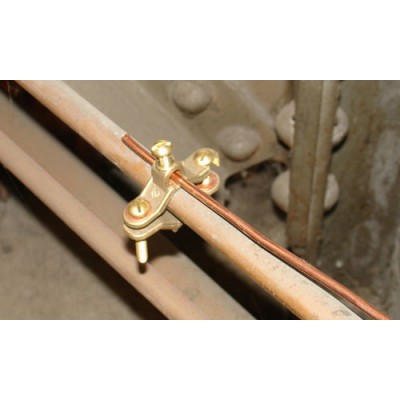 Southwire Garvin Bronze Ground Clamp For Bare Wire And Pipe Size 1/2 To 3/4 Inch (GCR50100)