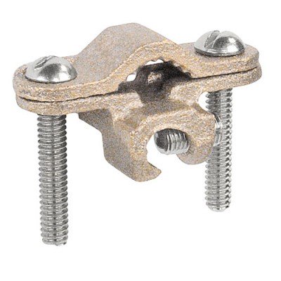 Southwire Garvin Bronze Ground Clamp With Lay In Lug For Bare Wire And Pipe Size 1/2 To 1 Inch (GCB50100LI)