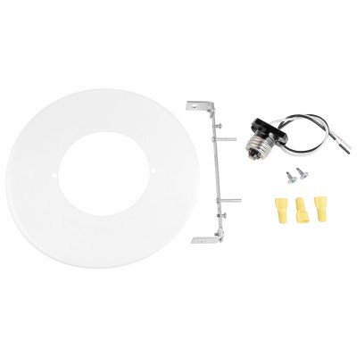 Southwire Garvin Conversion Kit For Pendant Fixtures White 8 Inch Outside Diameter 3.75 Inch ID (CLC-800)