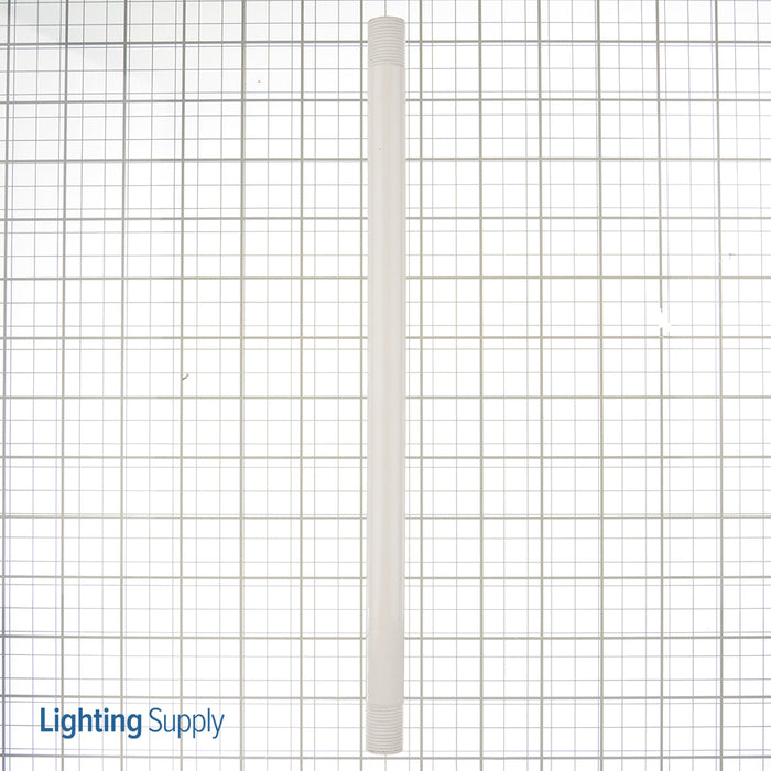 Southwire Garvin Light Fixture Pendant Stem White 12 Inch Long 3/8 Inch IPS (LFS-375-12WH)