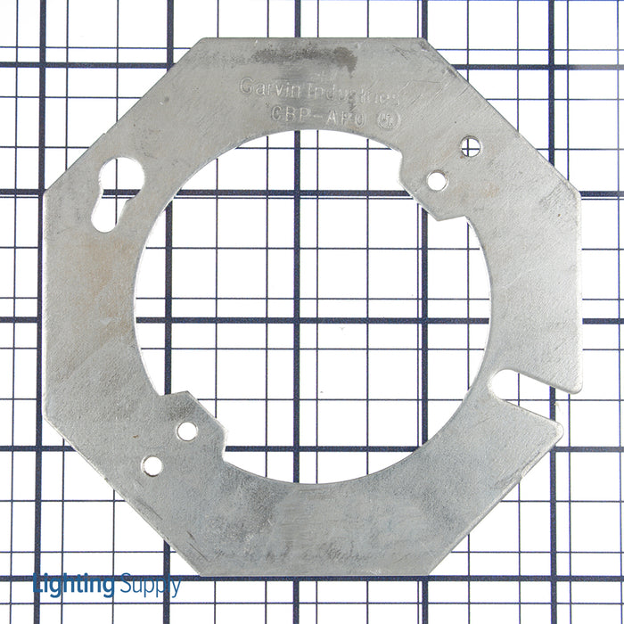 Southwire Garvin Octagon Concrete Box Adaptor Plate For 2-3/4 Or 3-1/2 Inch C To C Holes (CBP-APO)