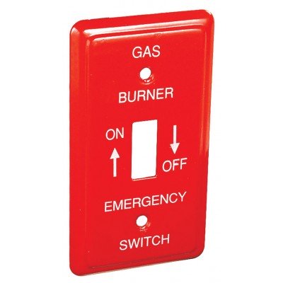 Southwire Garvin One Gang Emergency On/Off Toggle Switch Cover For Gas Powered Applications (BP-19350)