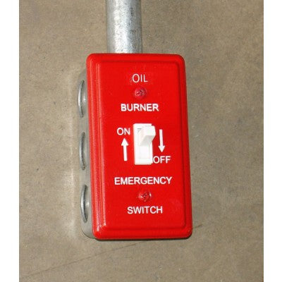 Southwire Garvin One-Gang Emergency On/Off Toggle Switch Cover For Oil Powered Applications (BPO-19350)