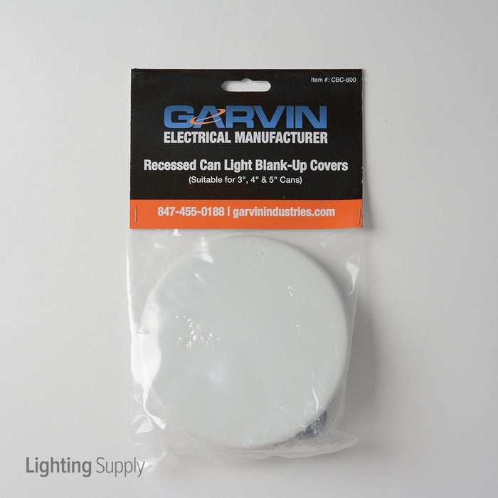 Southwire Garvin Recessed Can Light Blank-Up Cover 6 Inch Diameter (CBC-600)