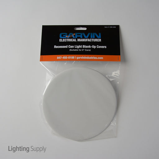 Southwire Garvin Recessed Can Light Blank-Up Cover 8 Inch Diameter (CBC-800)