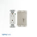 Southwire Garvin Recessed Low Voltage Media Plate With Duplex Receptacle (DPBOSDUP)