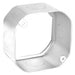 Southwire Garvin Stainless Steel 4 Inch Octagon Blank Extension Ring Gasketed 1-1/2 Inch Deep 1/2 And 3/4 Inch Knockouts (55151-SVTSS)